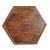 Vintage Hexagon Low Bajot Table Stand For Sale - Image 4 of 6