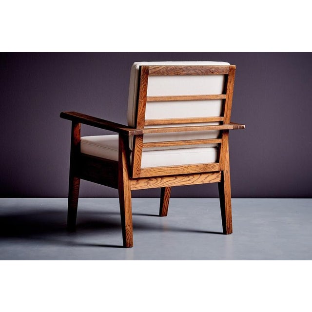 French Lounge Chairs in the styler of René Gabriel, France, 1940s For Sale - Image 9 of 14