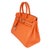 Hermès Orange H Epsom Leather 25cm Birkin Bag with Palladium Hardware, 2007. Originally introduced in the Late 20th...