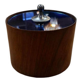 Mid Century Italian Round Box 1970 For Sale