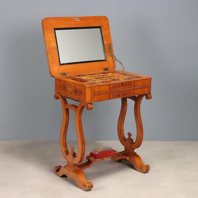 Charles X Worktable in Cherry For Sale - Image 13 of 13