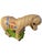 Orange 1970's Vintage Ceramic Horse Cowboy Whimsical Child Figurine Statues- A Pair For Sale - Image 8 of 10
