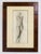 1950s Mid-Century Charcoal on Paper Framed Male Nude Study. For Sale - Image 5 of 9