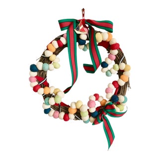 Felt Ball Belles Of Venice Atelier Wreath For Sale
