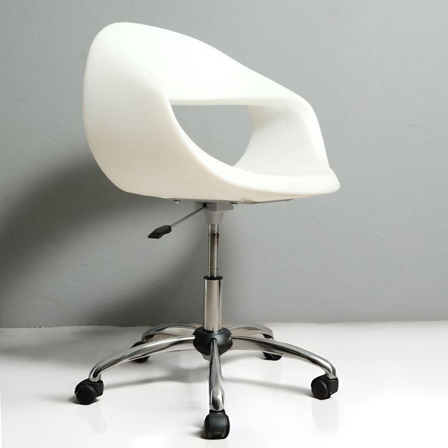 Metal Set of Baba Sintesi Tolomei Swivel and Adjustable Armchairs for BBB Italia For Sale - Image 7 of 18