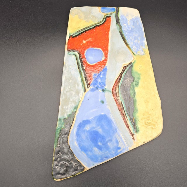 Ceramic Wall Tile by Helmut Friedrich Schäffenacker, 1950s For Sale - Image 4 of 4