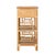 Wood Chippendale End Table, Natural For Sale - Image 7 of 11