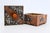 Metal Wooden Jewelry Box with Silver Applications on Lid For Sale - Image 7 of 11