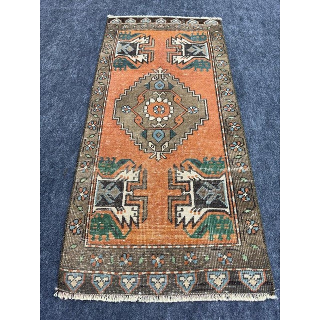 Turkish Yastik Rug 1'7" x 3'4" #24044 Explore a curated collection of hallway runners, wool rugs, and handmade...