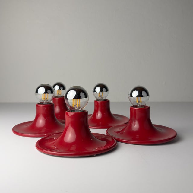 1970s Mid-Century Modern Italian Wall Lamp by Targetti Sankey, 1970s For Sale - Image 5 of 13