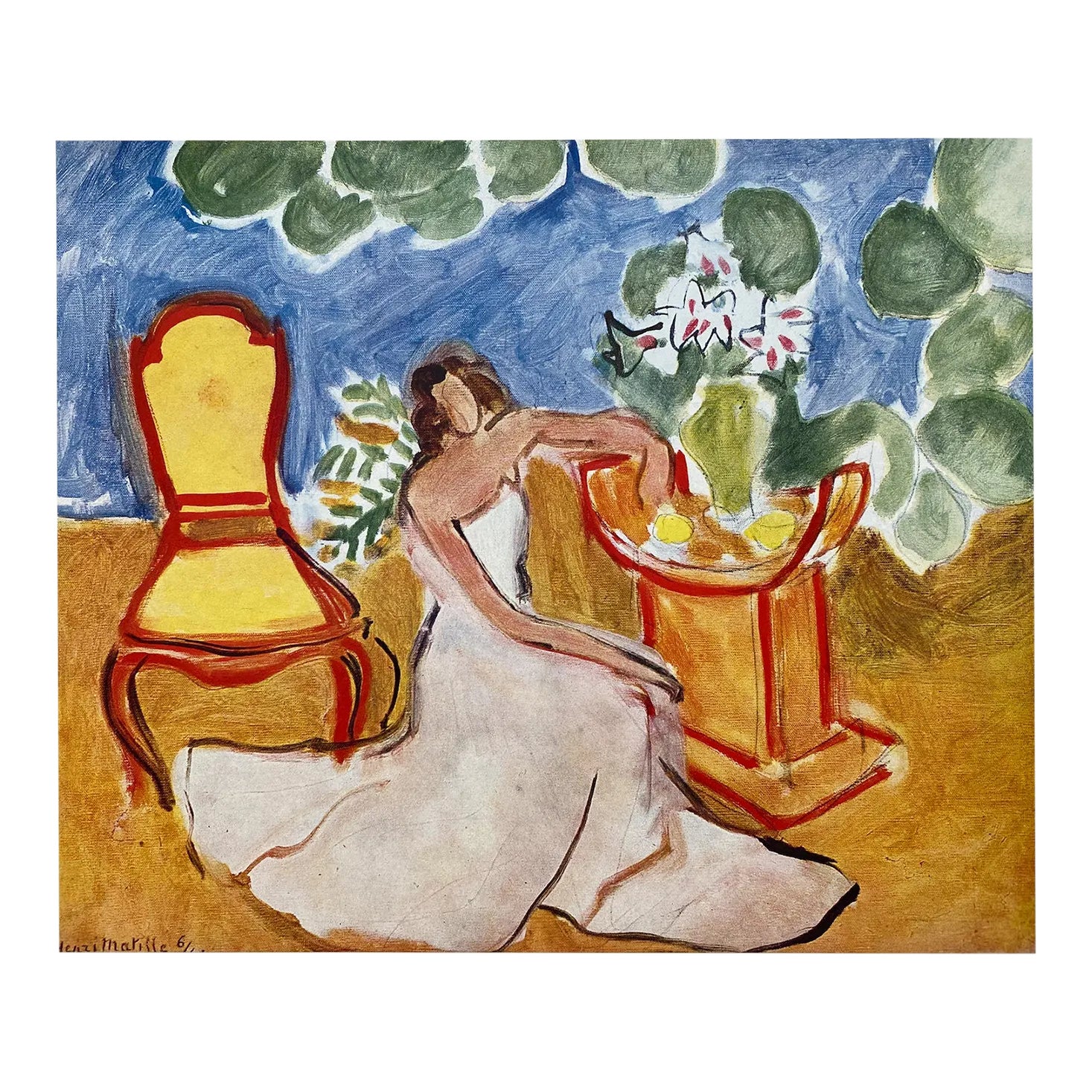 Henri Matisse Vintage 1946 Lmtd Edtn French Fine Art Lithograph
