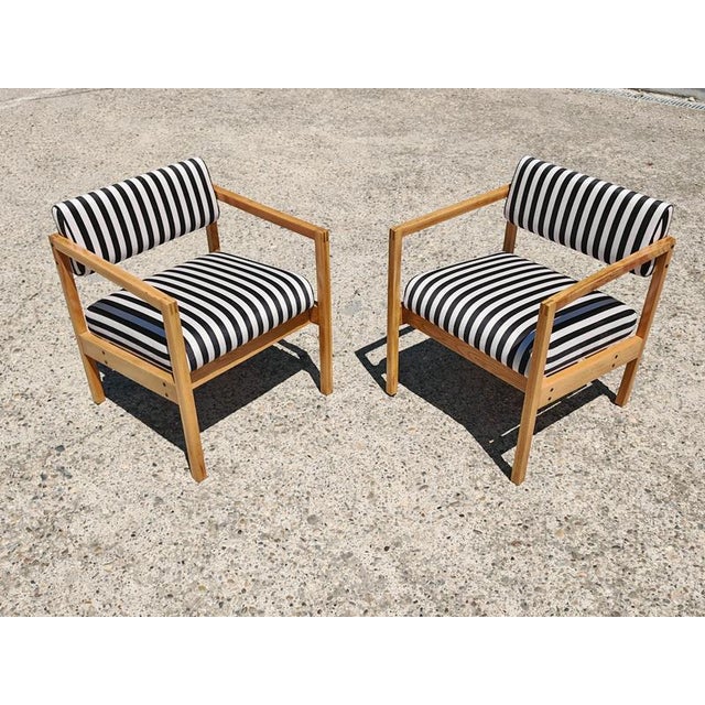 Set of MCM Armchairs in Ash by Bernardo Bernardi, Yugoslavia, 1960s For Sale - Image 10 of 15