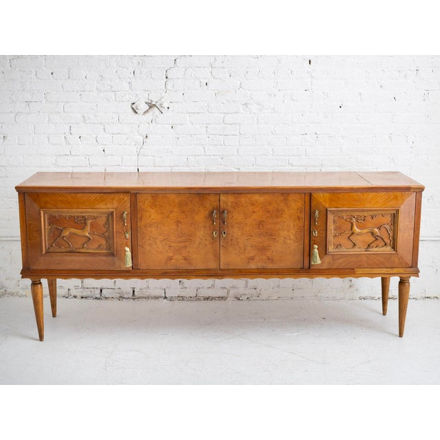 Mid-Century Modern Italian Mid-Century Credenza in the Style of Pier Luigi Colli For Sale - Image 3 of 18