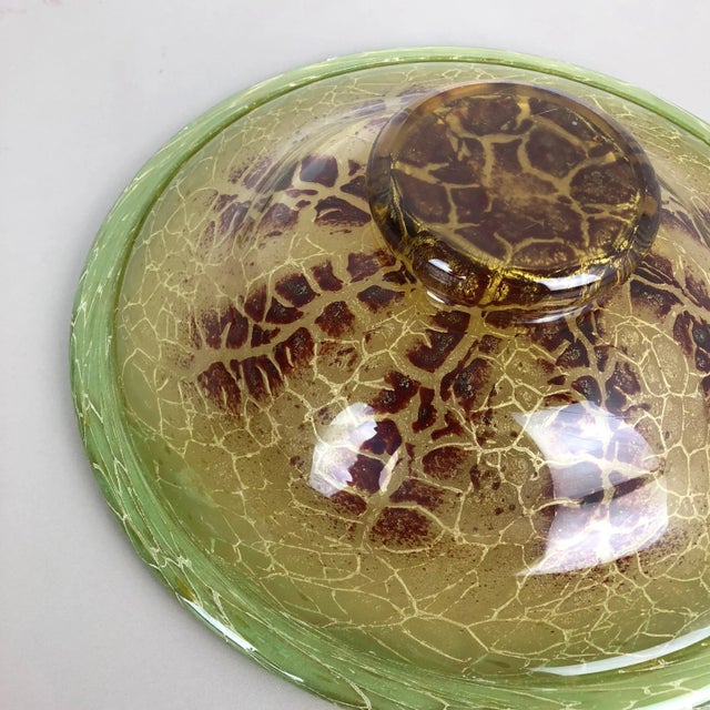 Vintage German Glass Bowl by Karl Wiedmann for WMF For Sale - Image 4 of 14