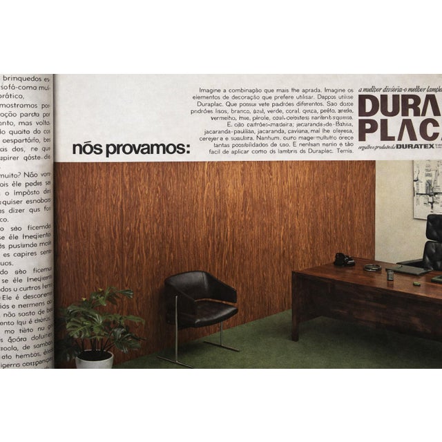 Brazilian Modern “Diplomata” Desk in Hardwood by Jorge Zalszupin, 1965 – Lot 554A For Sale - Image 16 of 16