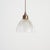 Antique Reclaimed Glass Pendant Light from Holophane, 1940s For Sale - Image 4 of 7