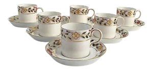 Royal Crown Derby for Tiffany & Co. Cups & Saucers - Set of 12