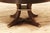 64–84-Inch Expandable Cherry Jupe Dining Table With Brass Stretcher and Brass-Capped Saber Legs For Sale - Image 11 of 13