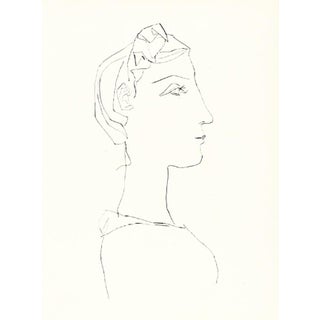 1985 Picasso Heliogravure 19 Woman With a Braid Reproduction For Sale