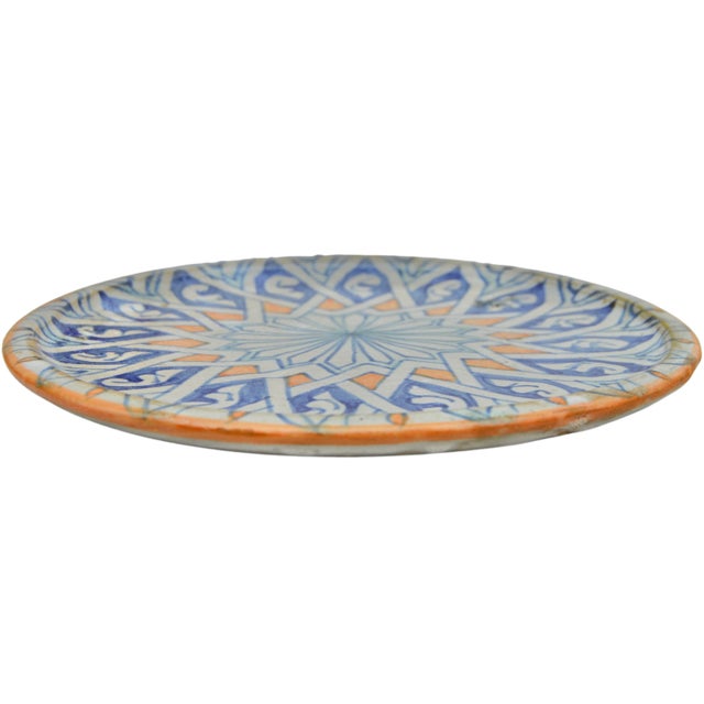＊Andalusia＊Ceramic plate・* Andalusia Christian Plate - Blue