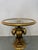 Wood Venetian Hollywood Regency Round Side Table, Italy, 1960s For Sale - Image 7 of 7
