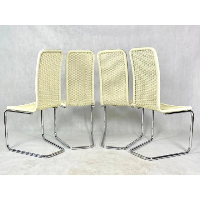 1980s Dining chairs in the style of Tecta, Set of 4 For Sale - Image 5 of 12