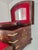 1970s Solid Walnut Jewelry Box With Key For Sale - Image 10 of 11