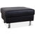 Indivi Set Leather Two-Seater Sofa and Stool in Black by BoConcept, Set of 2 For Sale - Image 5 of 18