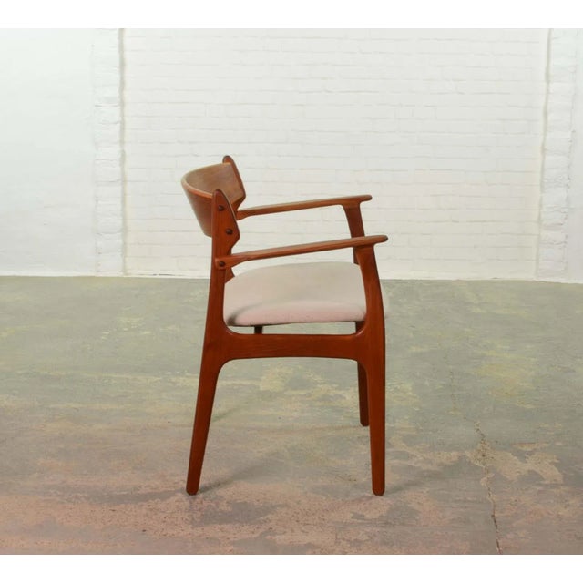 Mid-Century Modern Armchair in Teak by Erik Buch for Oddense Maskinsnedkeri, 1960s For Sale - Image 3 of 10