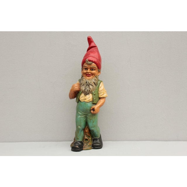 Large Antique Garden Gnome from Heissner, 1930 For Sale - Image 14 of 15