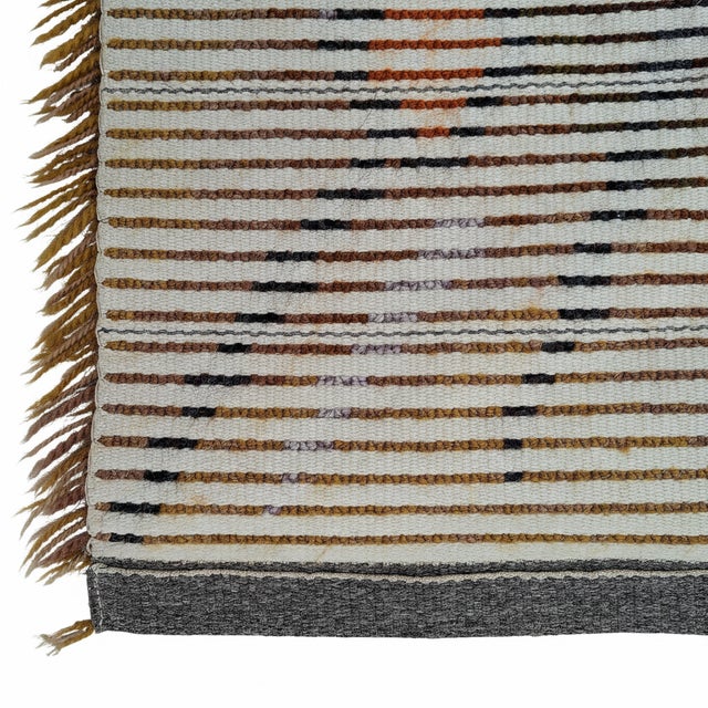 Textile Rya Rug by Ingrid Jagarz for Marks Rya, 1960s For Sale - Image 7 of 8