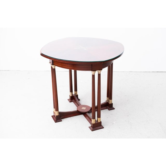 Object: seating group (table & 4 armchairs) draft: julius and josef herrmann, vienna around 1905 execution: julius and...