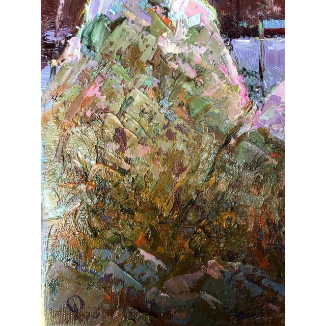 Oil Painting Moonlit Night Oksana Ivanyuk For Sale - Image 6 of 12