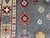 Textile Gray Kazak Wool Rug With Star Medallion, 5'8" X 7'10" For Sale - Image 7 of 16
