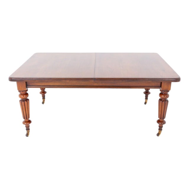 Victorian Extending Dining Table in Mahogany, 1860 For Sale