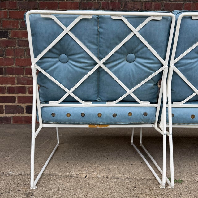 White Very Rare Sectional Salterini Outdoor Patio Sofa Maurizio Tempestini For Sale - Image 8 of 12