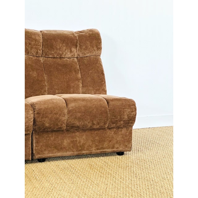 Vintage Armchairs in Velvet, 1960s, Set of 2, For Sale - Image 11 of 12