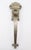 Vintage Arts & Crafts nickeled bronze thumb latch door pull with a curved shaped handle. Made by Sargent. The original...