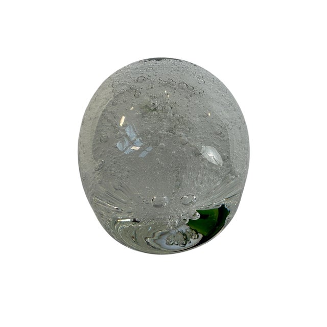 1970's Vintage Murano Glass Style Apple Paperweight For Sale In Houston - Image 6 of 11