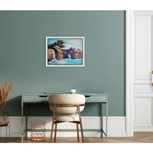 Modern Contemporary Seascape Oil Painting For Sale - Image 14 of 18