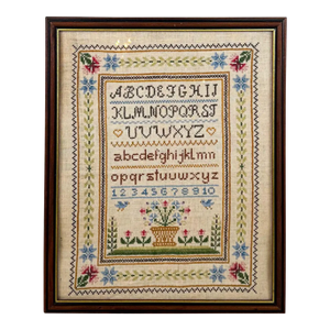 Vintage Sara Gutierrez for Columbia Minerva Needlepoint Artwork