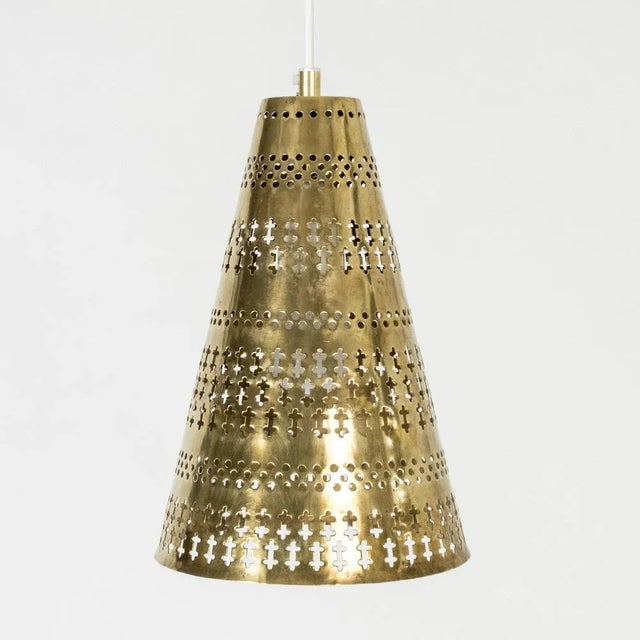 Modern Brass Pendant Light by Hans Bergström, 1950s For Sale - Image 10 of 10