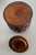 Mid 20th Century Hand-Carved Wooden Canister With Floral Relief, Rustic Folk Art Storage Vessel For Sale In Indianapolis - Image 6 of 8