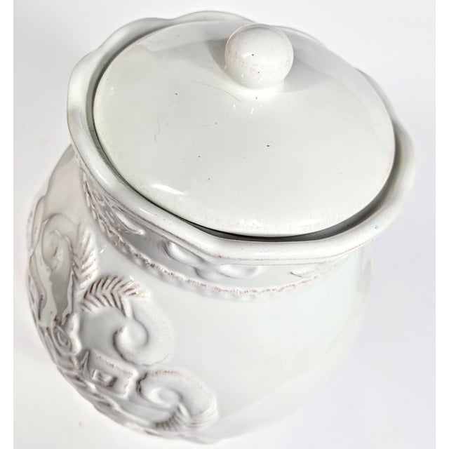 French Country Cookie Jar For Sale - Image 6 of 12