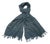 Bandhani Gray Wool Scarf For Sale