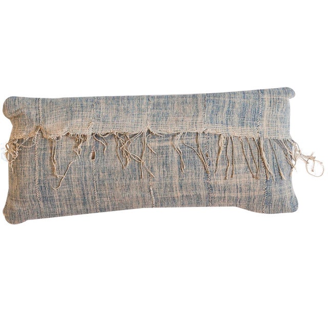 African Indigo Handmade Pillow Chairish