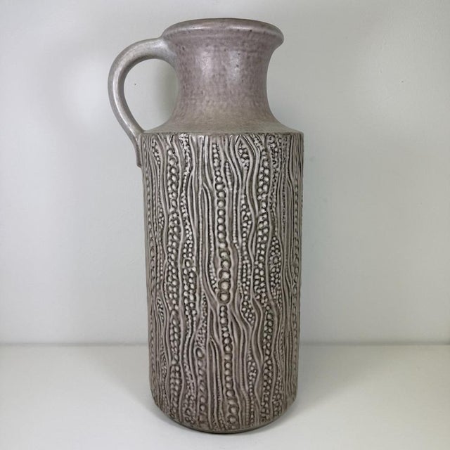 Brutalist Model 7652-45 Relief Floor Vase by Carstens Tönnieshof, 1970s For Sale - Image 6 of 14