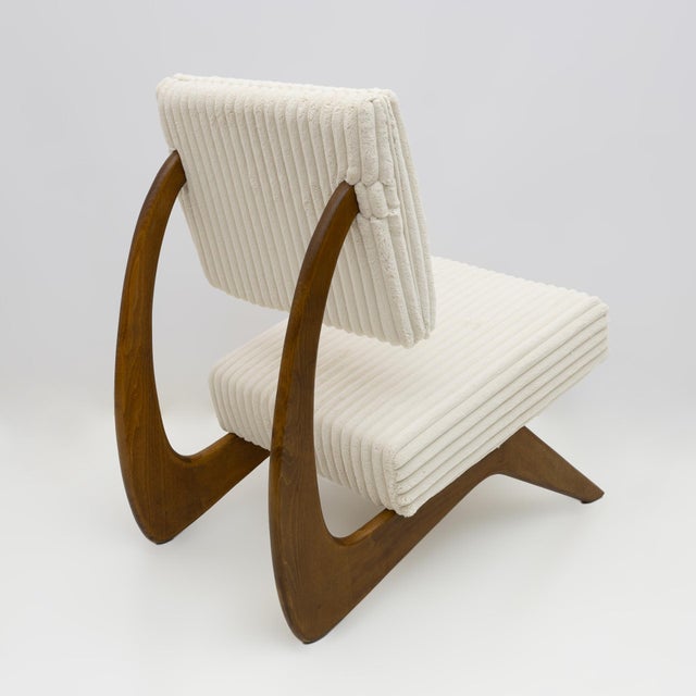 Mid-Century Modern Vintage Lounge Chairs in Walnut by Adrian Pearsall for for Craft Associates, 1960, Set of 2 For Sale - Image 3 of 11