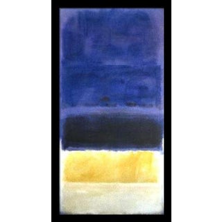 "Blue, Dark Blue, Yellow" by Mark Rothko For Sale