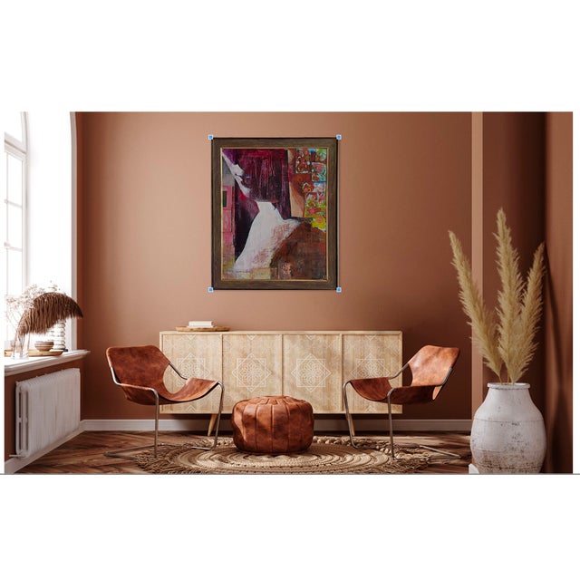 Sonia Gold "Love in the Dark" Original Oil Painting For Sale - Image 9 of 12